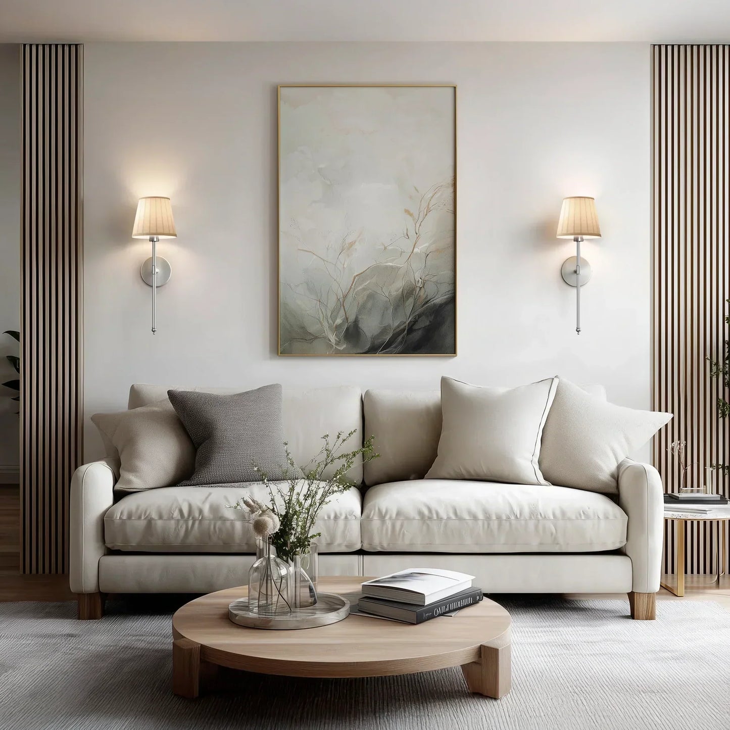 SURREE™ - WIRELESS PLEATED WALL SCONCES (SET OF 2)
