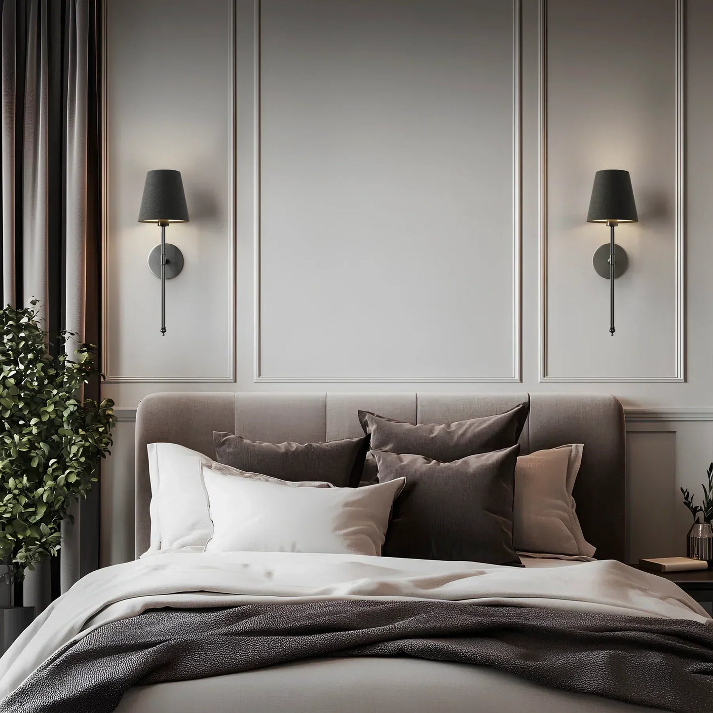 SURREE™ - WIRELESS DARK WALL SCONCES (SET OF 2)
