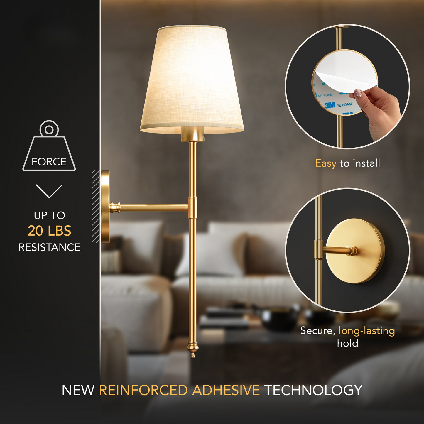 SURREE™ - WIRELESS WALL SCONCES (SET OF 2)