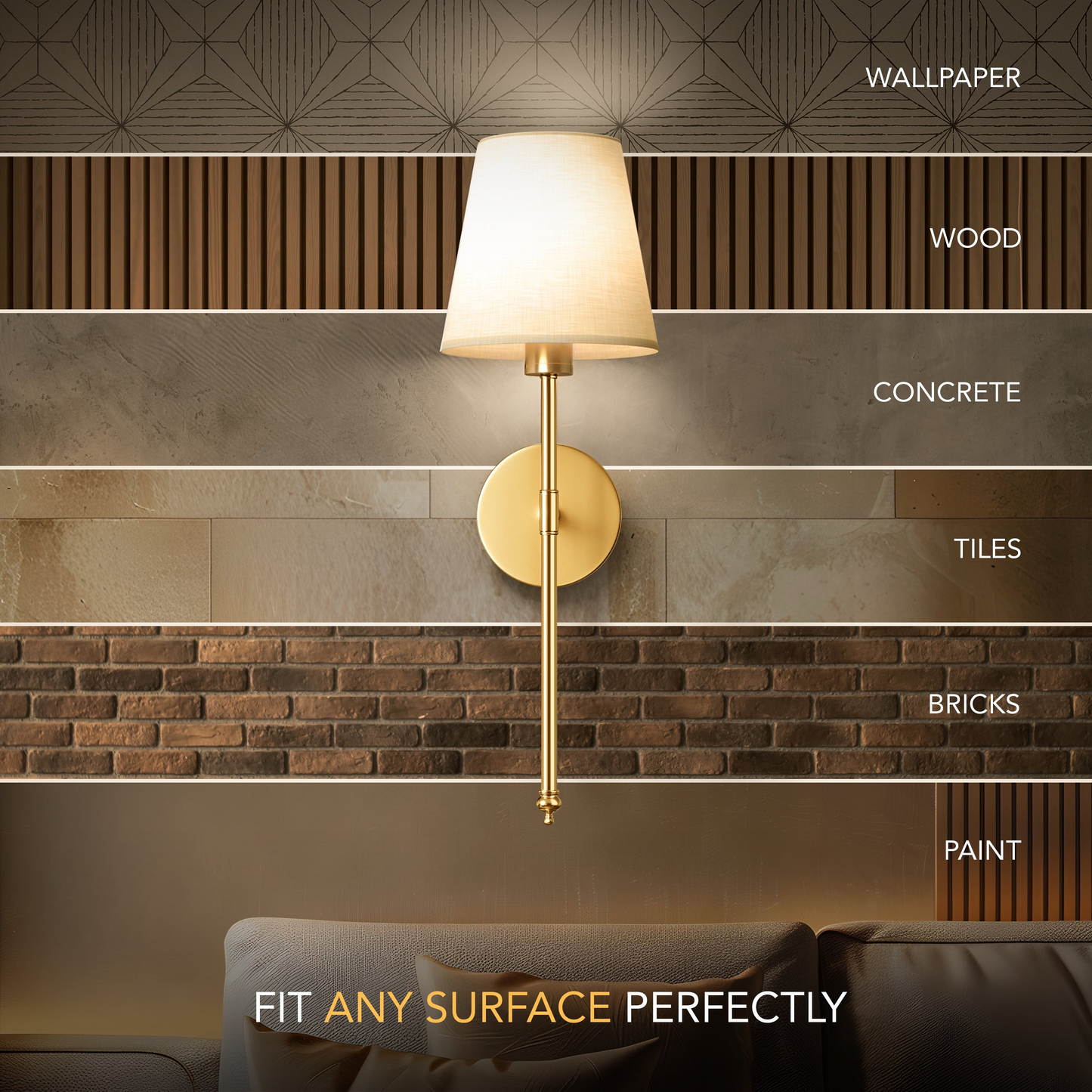 SURREE™ - WIRELESS WALL SCONCES (SET OF 2)