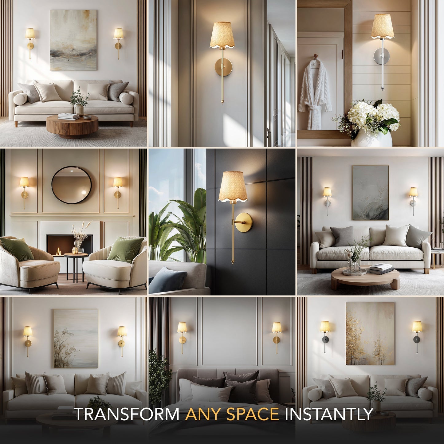 SURREE™ - WIRELESS BOHO WALL SCONCES (SET OF 2)