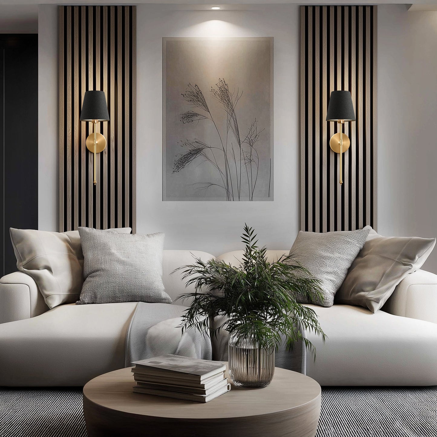 SURREE™ - WIRELESS DARK WALL SCONCES (SET OF 2)