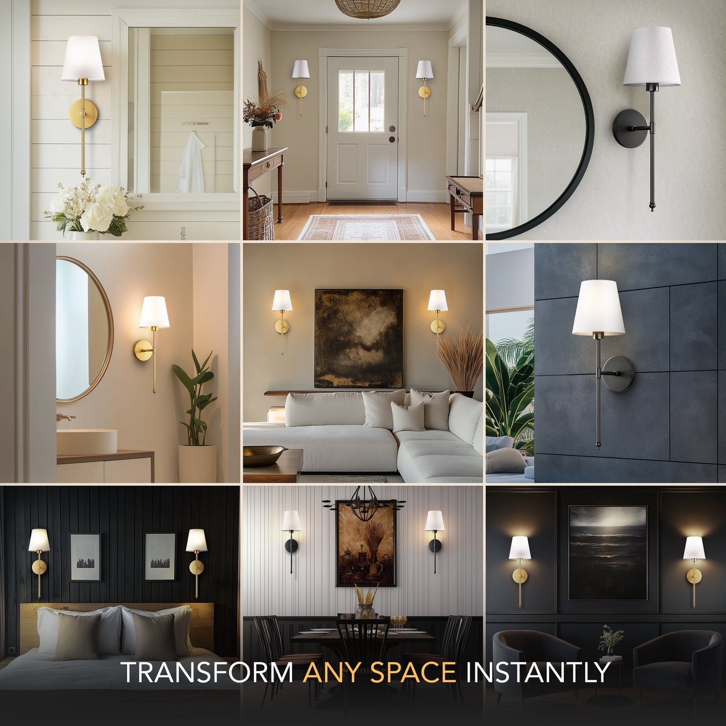 SURREE™ - WIRELESS WALL SCONCES (SET OF 2)