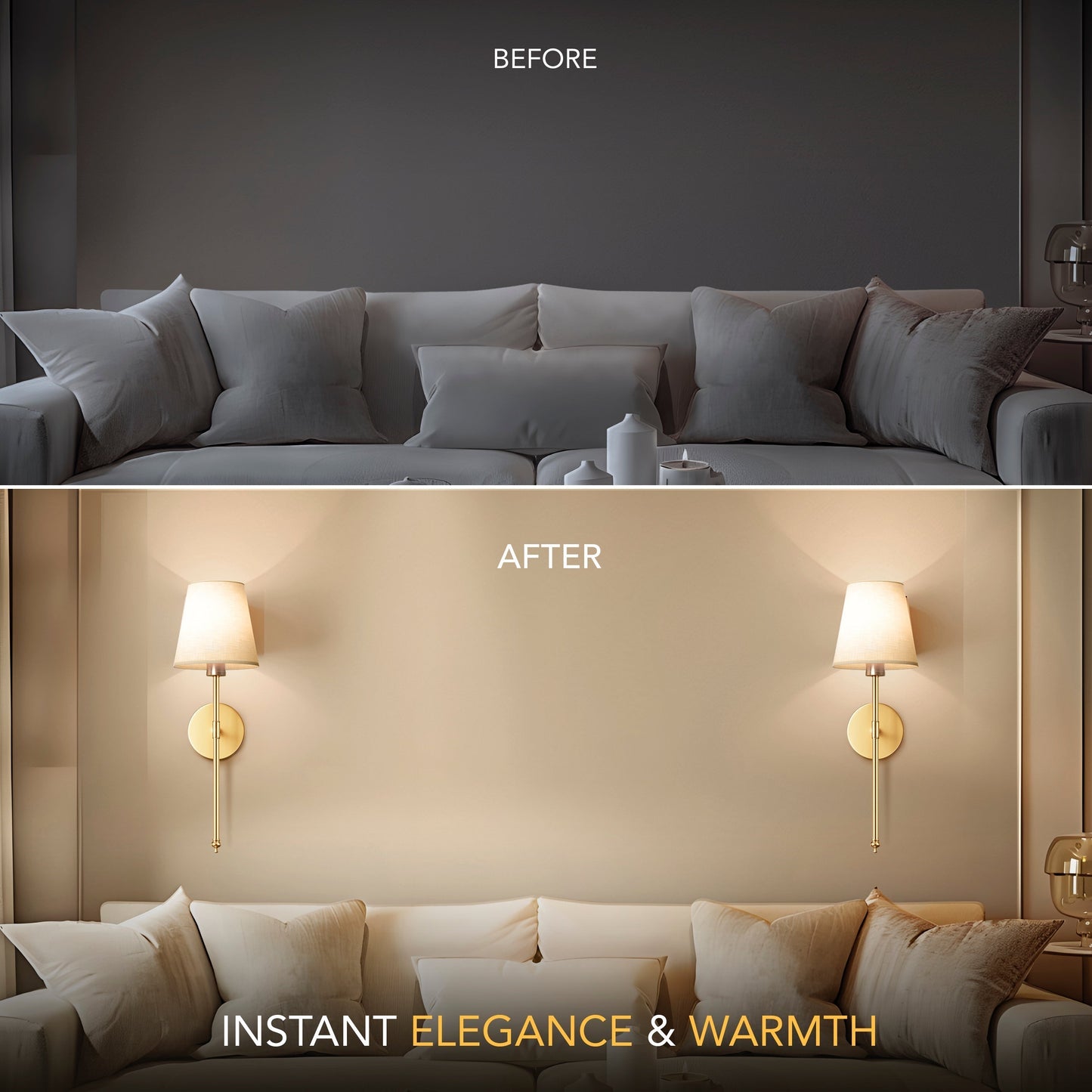 SURREE™ - WIRELESS WALL SCONCES (SET OF 2)
