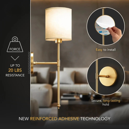 SURREE™ - WIRELESS CYLINDRICAL WALL SCONCES (SET OF 2)