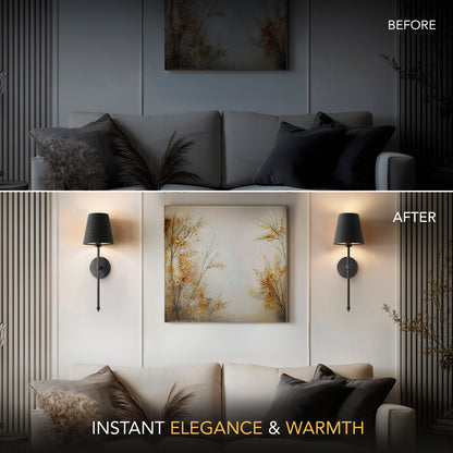 SURREE™ - WIRELESS DARK WALL SCONCES (SET OF 2)