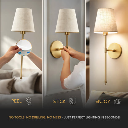 SURREE™ - WIRELESS SAND WALL SCONCES (SET OF 2)