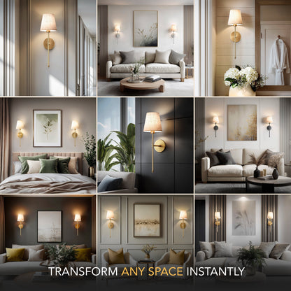 SURREE™ - WIRELESS SAND WALL SCONCES (SET OF 2)