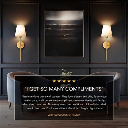 SURREE™ - WIRELESS WALL SCONCES (SET OF 2)